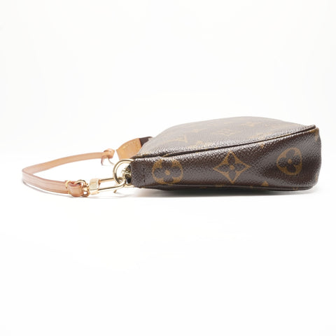 LOUIS VUITTON 2002 Monogram Pochette Accessoires Shoulder Bag Brown WS23717
