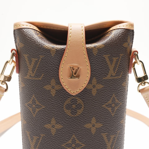 LOUIS VUITTON 2022-2025 Fold Me Pouch Shoulder Bag Brown WS23718