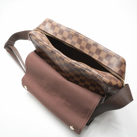 LOUIS VUITTON 2006 Damier Naviglio Shoulder Bag Brown WS23719