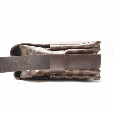 LOUIS VUITTON 2006 Damier Naviglio Shoulder Bag Brown WS23719
