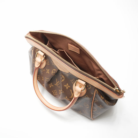 LOUIS VUITTON 2009 Monogram Tivoli PM Handbag Brown WS23720