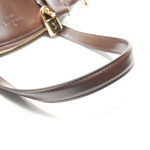LOUIS VUITTON 2011 Damier Verona PM Handbag Brown WS23721