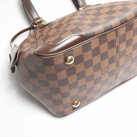 LOUIS VUITTON 2011 Damier Verona PM Handbag Brown WS23721