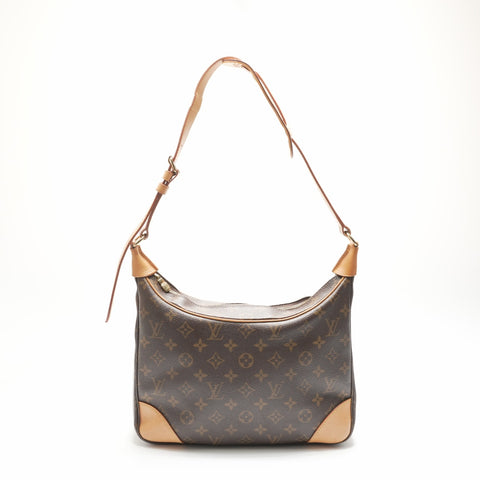 LOUIS VUITTON 2002 Monogram Boulogne 30 Shoulder Bag Brown WS23723