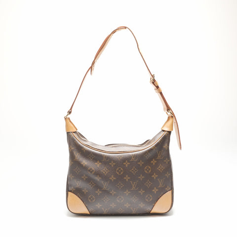 LOUIS VUITTON 2002 Monogram Boulogne 30 Shoulder Bag Brown WS23723