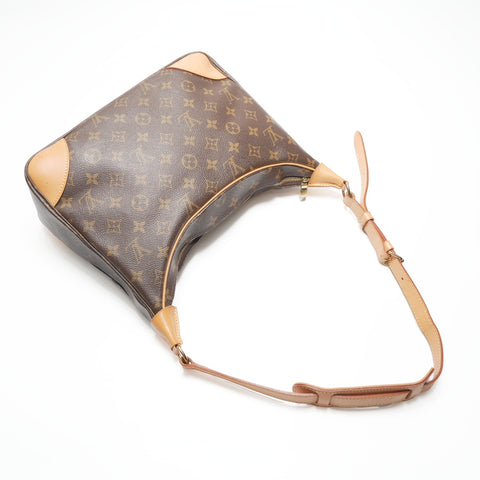 LOUIS VUITTON 2002 Monogram Boulogne 30 Shoulder Bag Brown WS23723
