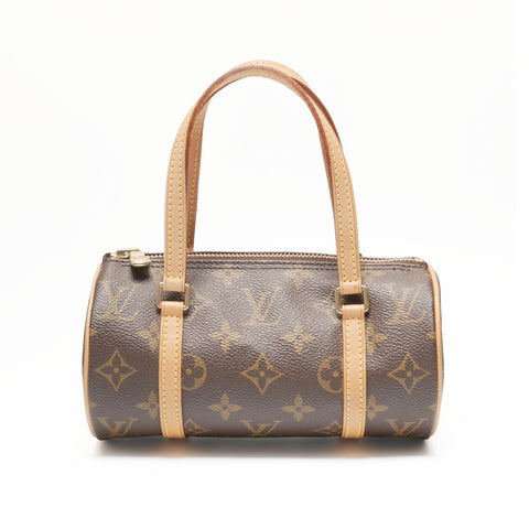 LOUIS VUITTON 2003 Monogram Papillon 19 Handbag Brown WS23725