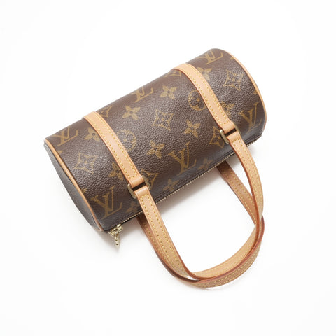 LOUIS VUITTON 2003 Monogram Papillon 19 Handbag Brown WS23725