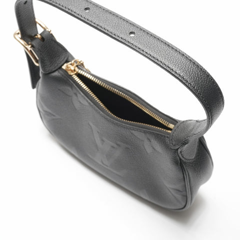 LOUIS VUITTON 2022-2025 Mini Moon Monogram Empreinte Handbag black WS23726
