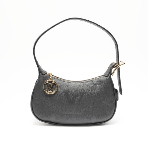 LOUIS VUITTON 2022-2025 Mini Moon Monogram Empreinte Handbag black WS23726