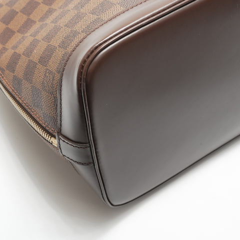 LOUIS VUITTON 2003 Damier Alma PM Handbag Brown WS23728