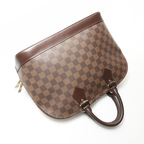 LOUIS VUITTON 2003 Damier Alma PM Handbag Brown WS23728
