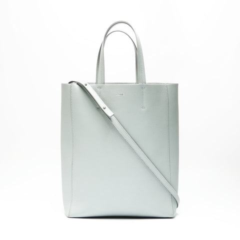 CELINE Hippopotamus Leather 2way Small Handbag gray WS23731