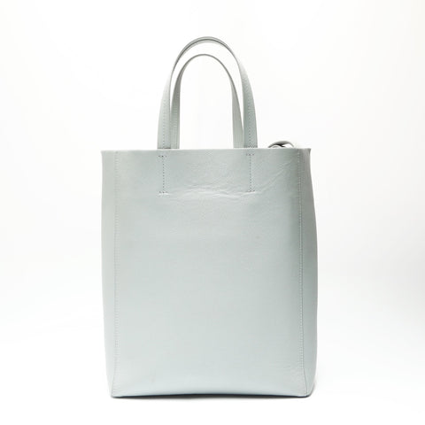 CELINE Hippopotamus Leather 2way Small Handbag gray WS23731