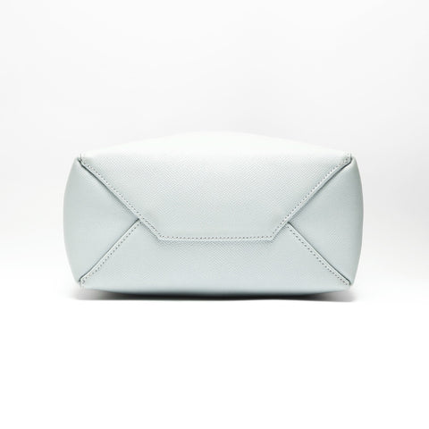 CELINE Hippopotamus Leather 2way Small Handbag gray WS23731