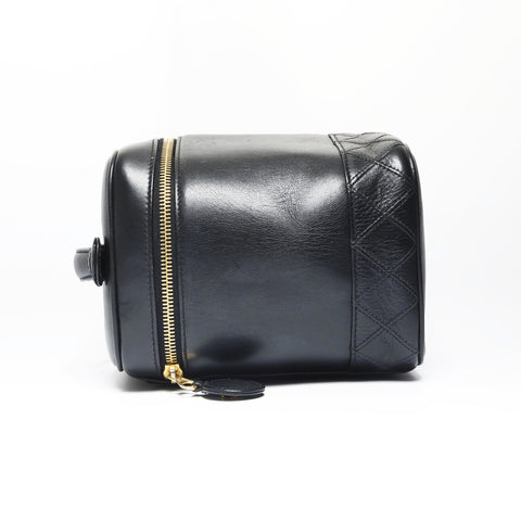 CHANEL No. 3 1994-1999 Vanity Bicolore Handbag black WS23732