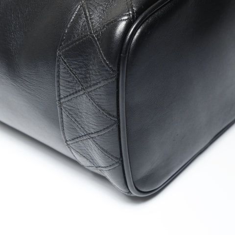 CHANEL No. 3 1994-1999 Vanity Bicolore Handbag black WS23732