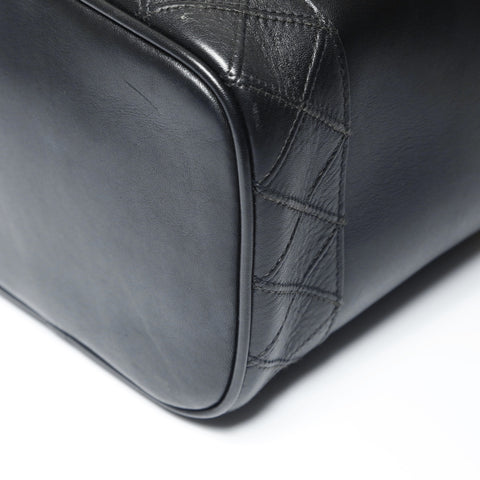 CHANEL No. 3 1994-1999 Vanity Bicolore Handbag black WS23732