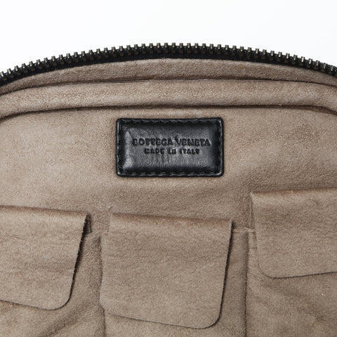 BOTTEGAVENETA INTRECCIATO Jewelry Case/Accessory Case Pouch leather black WS23733