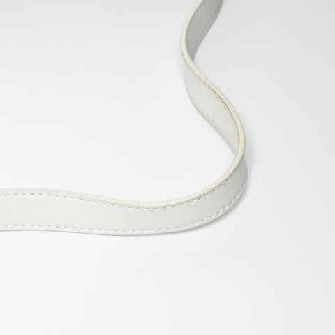 FENDI Mamma Bucket Leather Shoulder Bag white WS23736