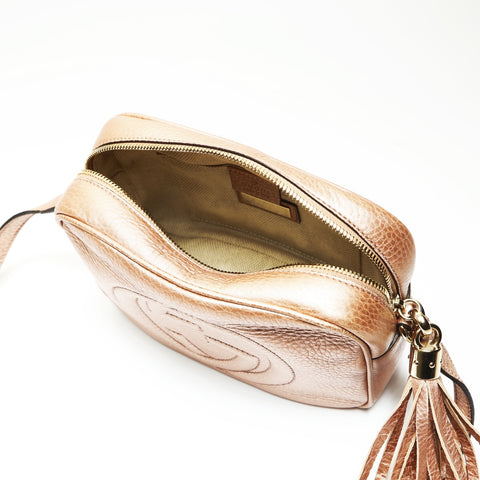 GUCCI Soho Disco Bag Camera Shoulder Bag pink WS23737