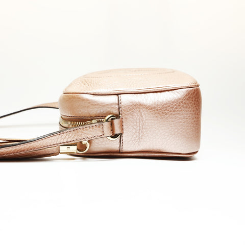 GUCCI Soho Disco Bag Camera Shoulder Bag pink WS23737