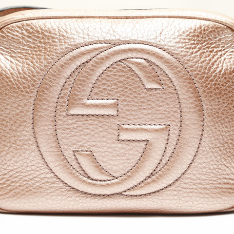 GUCCI Soho Disco Bag Camera Shoulder Bag pink WS23737