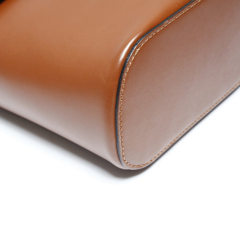 CELINE leather Shoulder Bag Brown WS23741