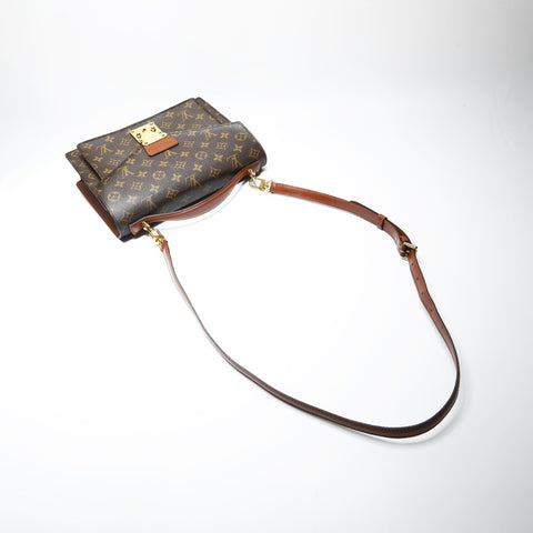 LOUIS VUITTON Monogram Monceau 28 Shoulder Bag Brown WS23746