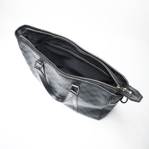 LOUIS VUITTON 2012 Tadao PM Damier Graphite Shoulder Bag black WS23751