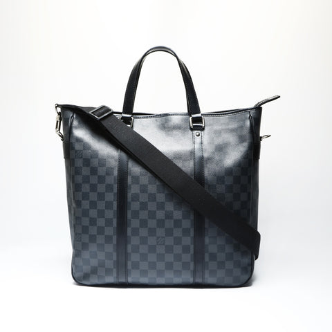 LOUIS VUITTON 2012 Tadao PM Damier Graphite Shoulder Bag black WS23751
