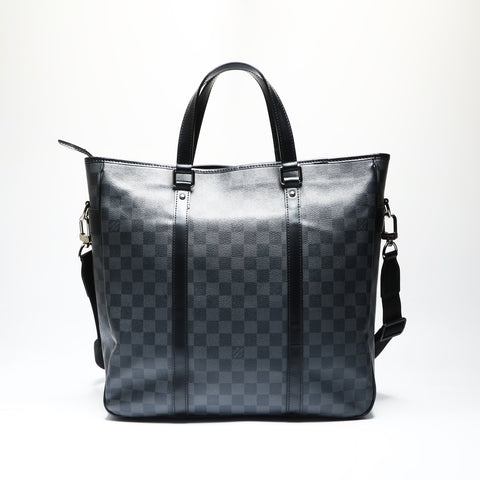 LOUIS VUITTON 2012 Tadao PM Damier Graphite Shoulder Bag black WS23751