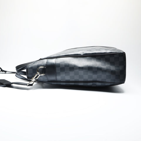 LOUIS VUITTON 2012 Tadao PM Damier Graphite Shoulder Bag black WS23751