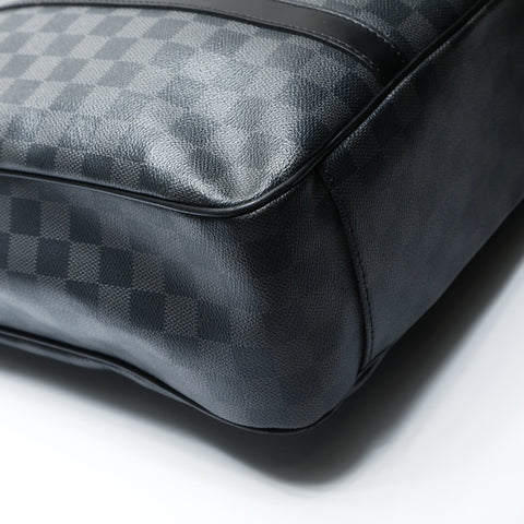 LOUIS VUITTON 2012 Tadao PM Damier Graphite Shoulder Bag black WS23751