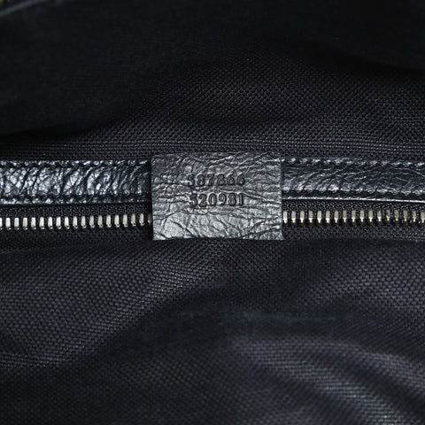 GUCCI Interlocking G Boston Bag Leather 2-way Boston bag black WS23752