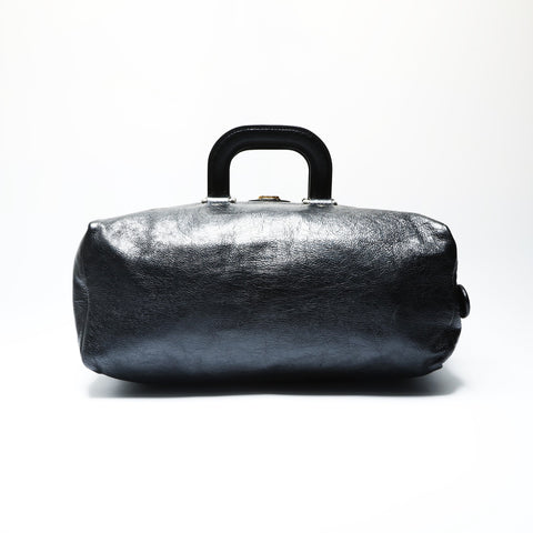 GUCCI Interlocking G Boston Bag Leather 2-way Boston bag black WS23752