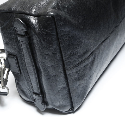 GUCCI Interlocking G Boston Bag Leather 2-way Boston bag black WS23752