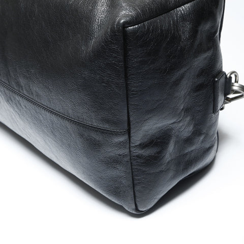 GUCCI Interlocking G Boston Bag Leather 2-way Boston bag black WS23752