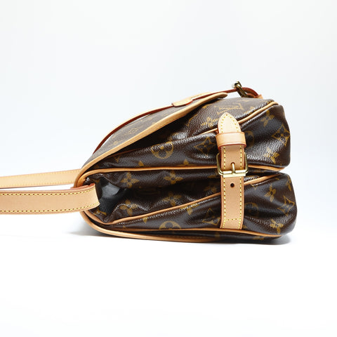 LOUIS VUITTON 2008 M42256 Monogram Saumur 30 Shoulder Bag Brown WS23755