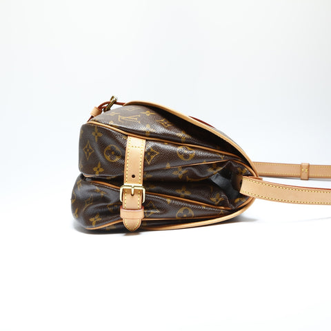 LOUIS VUITTON 2008 M42256 Monogram Saumur 30 Shoulder Bag Brown WS23755