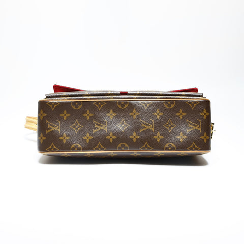 LOUIS VUITTON 2005 M51164 Monogram Viva Cite MM Shoulder Bag Brown WS23756