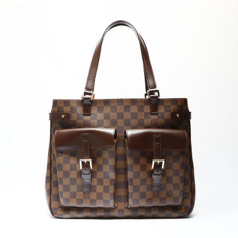 LOUIS VUITTON 2005 N51128 Damier Uzes Shoulder Bag Brown WS23757