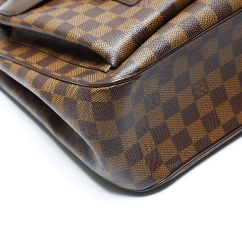 LOUIS VUITTON 2005 N51128 Damier Uzes Shoulder Bag Brown WS23757