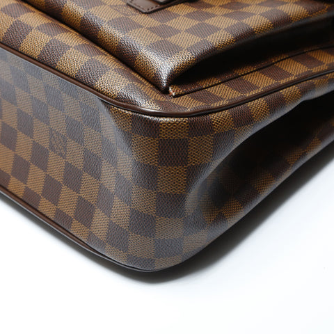 LOUIS VUITTON 2005 N51128 Damier Uzes Shoulder Bag Brown WS23757