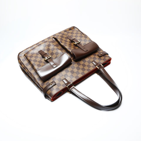 LOUIS VUITTON 2005 N51128 Damier Uzes Shoulder Bag Brown WS23757