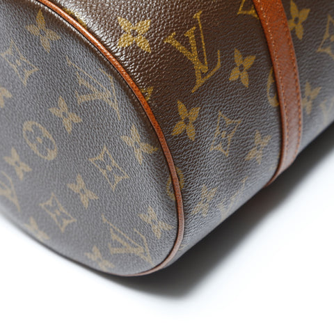 LOUIS VUITTON 2009 Monogram Papillon 30 Handbag Brown WS23759
