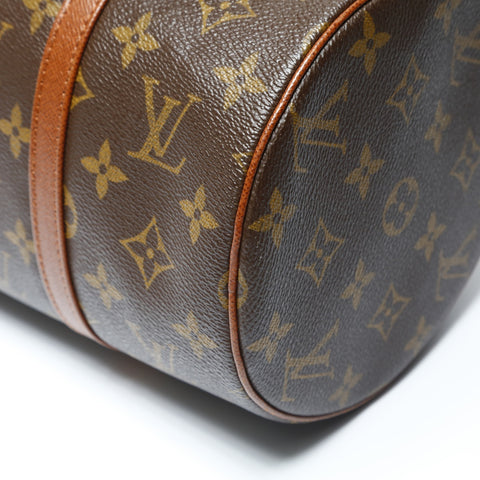 LOUIS VUITTON 2009 Monogram Papillon 30 Handbag Brown WS23759