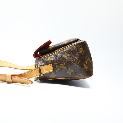 LOUIS VUITTON 2003 Monogram Viva Cite PM Shoulder Bag Brown WS23760