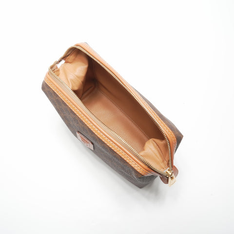 CELINE Macadam PVC Pouch Brown WS23764