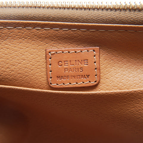 CELINE Macadam PVC Pouch Brown WS23764